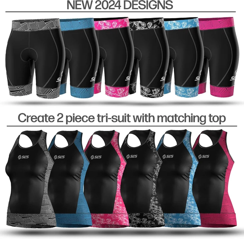 SLS3 Triathlon Shorts Damen – Bequeme Tri Hose für Athletinnen Aller Leistungsstufen, Schlanke Sport