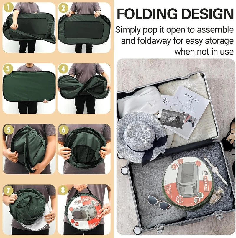 92 * 52 * 52 cm Hundetransportbox Faltbar Oxford-Gewebe Hundetasche Netzstoff transportbox Hund Atmu