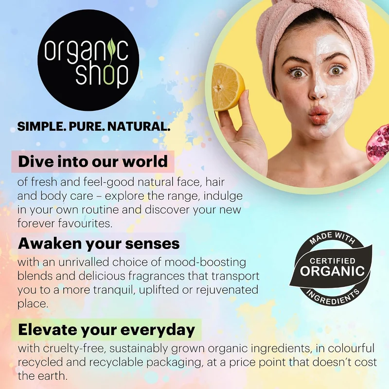 Organic Shop Body Scrub Natural Cinnamon and Honey 250 ml Cinnamon and Honey 250 ml (1er Pack), Zimt