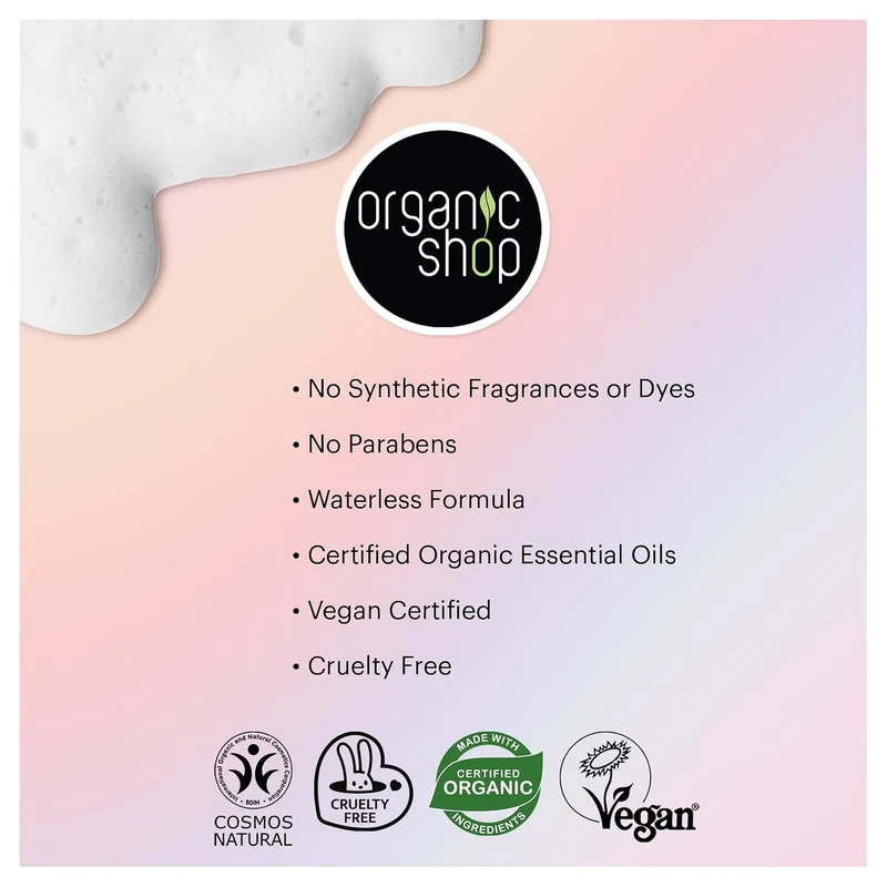 Organic Shop Body Scrub Natural Cinnamon and Honey 250 ml Cinnamon and Honey 250 ml (1er Pack), Zimt