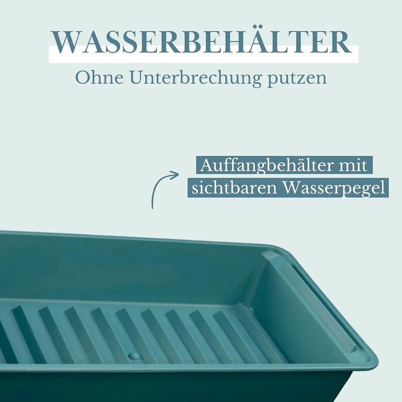 Fensterwischer – Fensterputzer für streifenfrei saubere Fenster – Fensterreiniger mit verlängerter L
