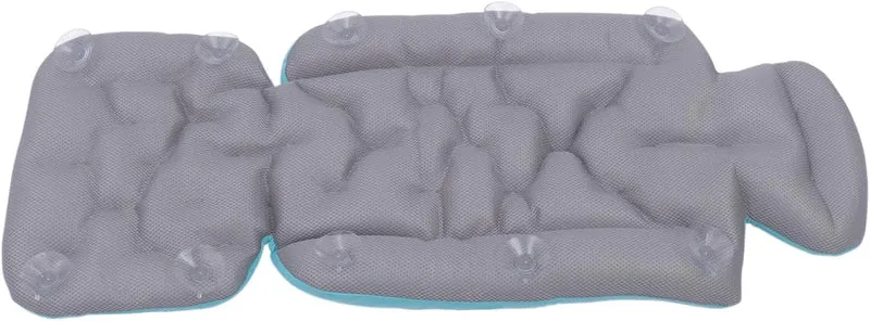 Badewannenmatte 113x40cm, Ganzkörper Badewannenkisse Matratze Badewanne mit SaugnäpfeBad Kissen Anti