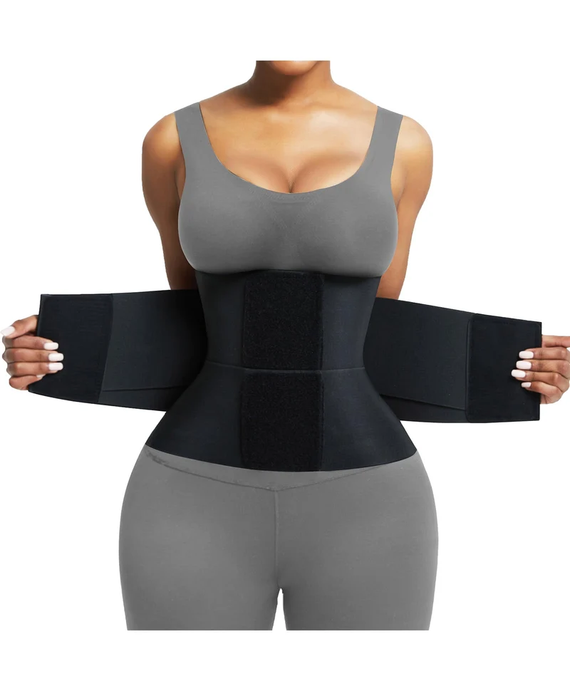 FeelinGirl Waist Trainer Bauchweggürtel Korsett Damen Bauchweg Bauchgürtel Shaper Trimmer Bauchkontr