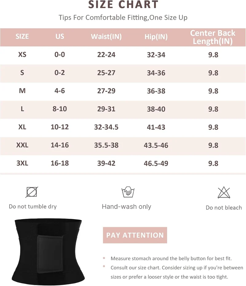 FeelinGirl Waist Trainer Bauchweggürtel Korsett Damen Bauchweg Bauchgürtel Shaper Trimmer Bauchkontr