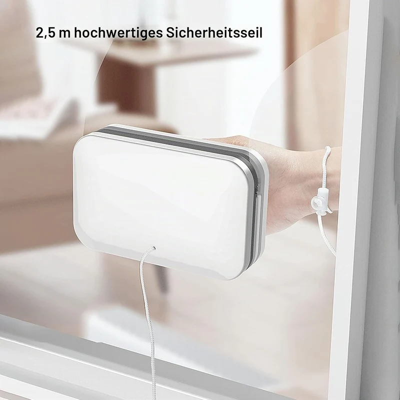 Magnetic window cleaner magnetischer fensterreiniger, Fensterputzer Magnetisch, Grosser Griff, Doppe