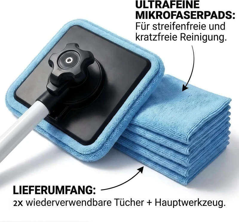 Magnetischer Fensterreiniger für Auto-Windschutzscheiben