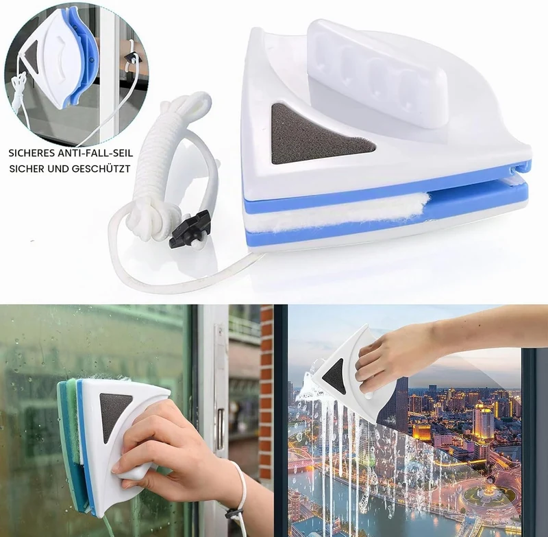 Doppelseitiger Glaswischer,Magnetische Fensterreiniger Doppelseitiger,Doppelseitiger Magnetischer Gl