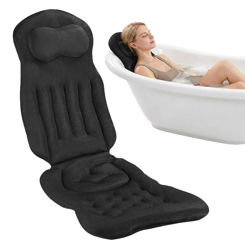 Ganzkörper Badewannenkissen für die Badewanne, Badewannenkissen Mit SaugnäPfen, Verdicktes Badewanne
