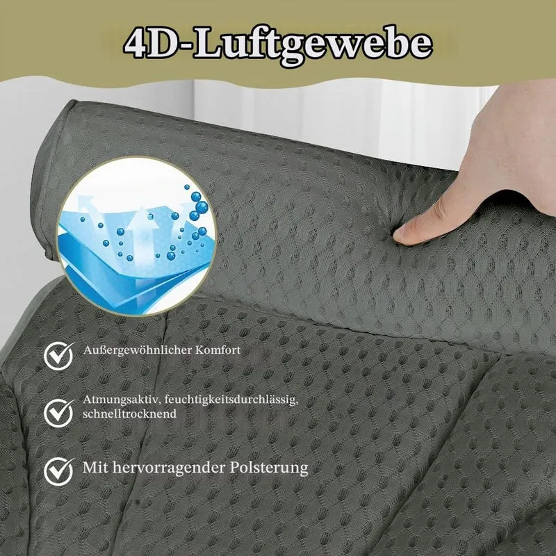Badewannenkissen Mit 1 Badeball, Lange runde Form, Grau Lange Runde Form-grau, Lange Runde Form-grau