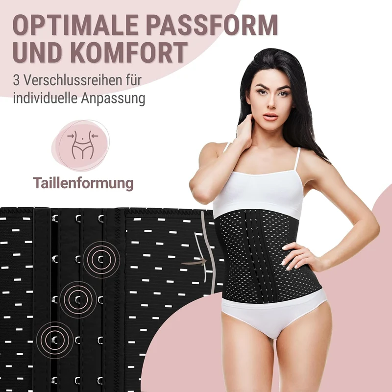 Bauchweggürtel - Figurfördernder Taillenformer - Reduziert Bauch und Taille - Stützt die Wirbelsäule