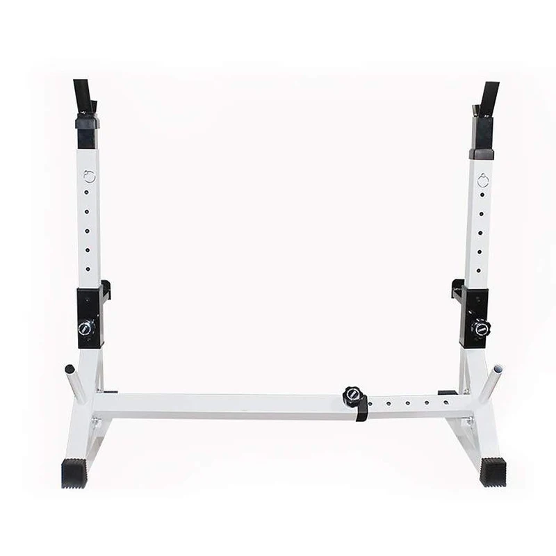 sarah Hantelständer Langhantelstander Kniebeuge Squat Rack Einstellbare 80-150 cm Hantelablage 200 K