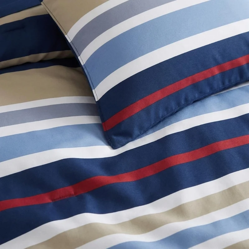 Nautica Bettwäsche-Set für King-Size-Betten, Baumwolle, wendbar, mit Knopfverschluss, stilvolle Heim