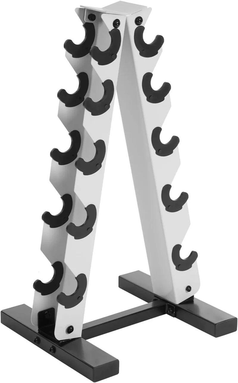 5 Ebenen Hantelständer Kurzhantelständer aus Stahl Hantelablage Dumbbell Rack bis zu 100 kg ideal fü