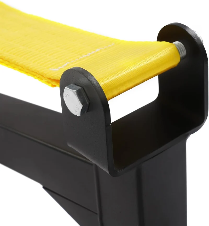 2 Ständer Langhantelablage, Freie Höheneinstellung 30-40cm, bis 300 kg belastbar, mit Nylongewebe Pu