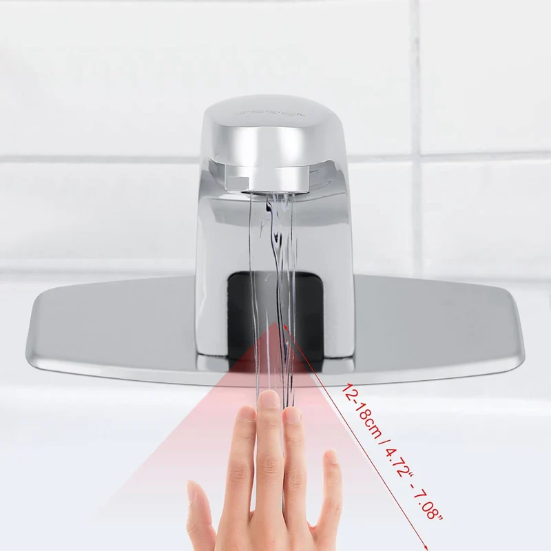 Berührungsloser Infrarot-Wasserhahn für Küche und Bad | Automatischer Sensorhahn für Waschbecken | W