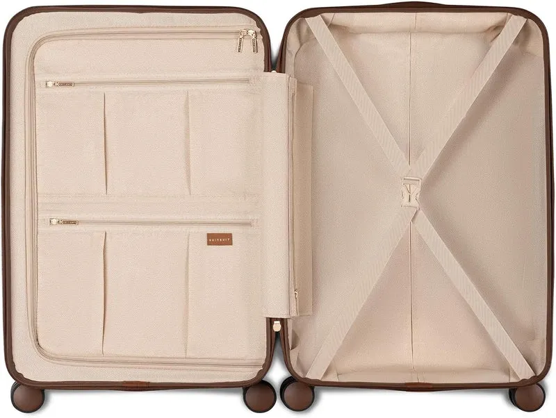 SUITSUIT Koffer Gross 66 cm - Leicht Hartschalen Reisekoffer mit Rollen - TSA-Schloss - 59 L - Fab S