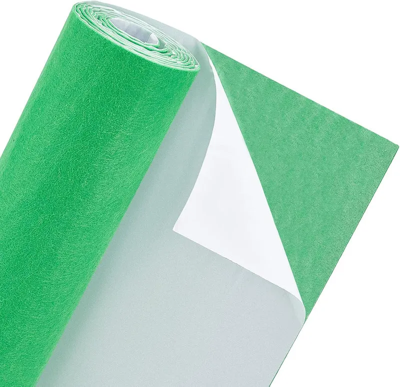 BENECREAT 40cmx2m Selbstklebender Stick Filz Grüner Selbstklebender Filzregal Für Box Liner, Bilderr
