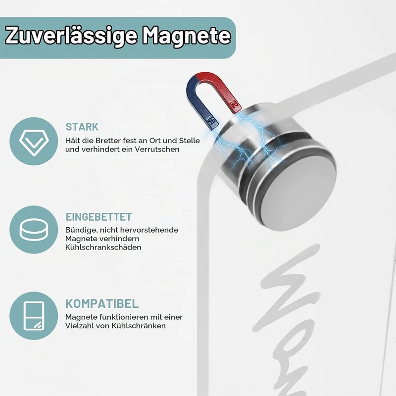 Acrylic Wochenplaner Magnetisch,Wochenplaner abwischbar für Kühlschrank,15.74x11.81 Zoll Wiederverwe