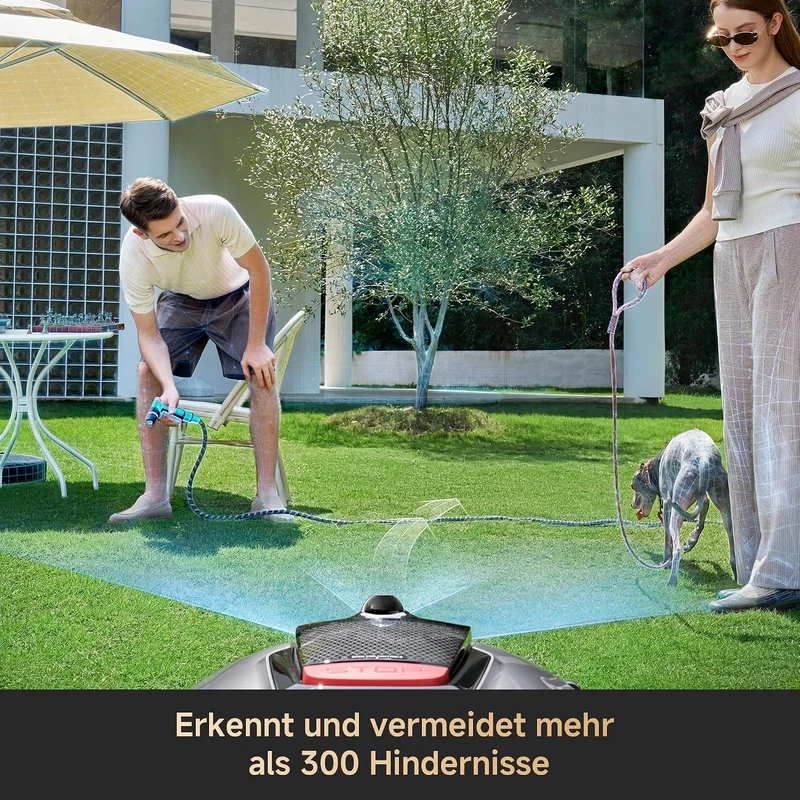 DREAME A3 AWD Pro 3500 Robot-Rasenmäher, für 3500 m², 4WD-Nabenmotoren, ohne RTK, 360° 3D-LiDAR & KI
