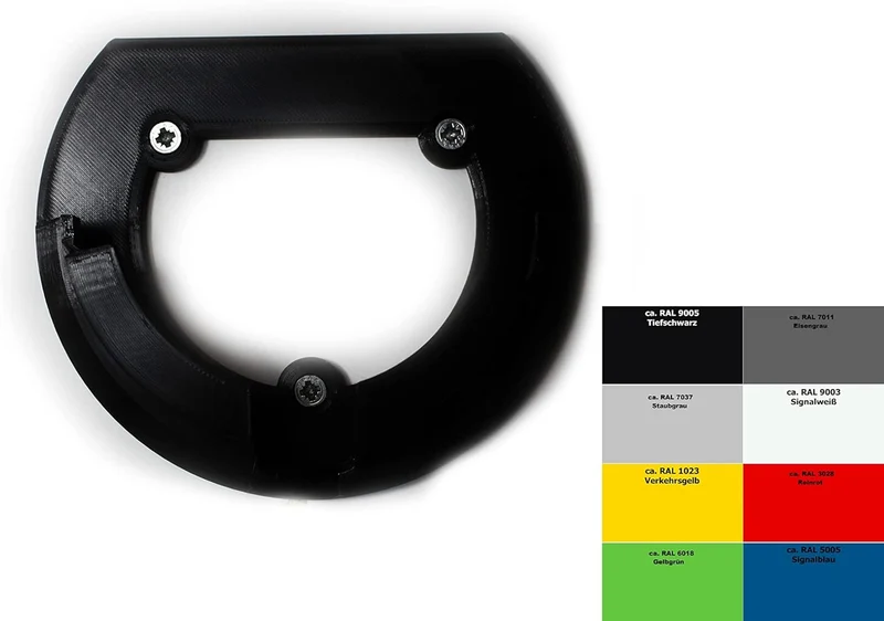 Exenterhalter für Bosch GEX 18V-125 Wandhalter Exzenterschleifer Halter Wandhalterung Schwarz, Schwa