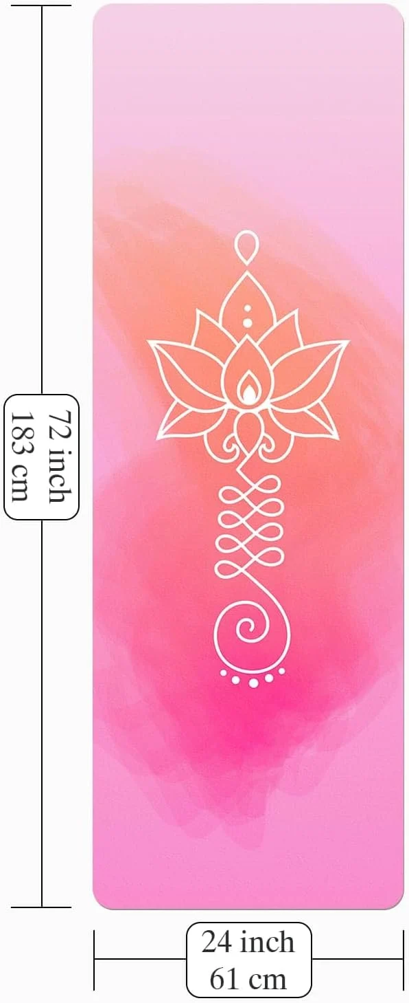 Reise Yogamatten, 1,5 mm Dicke Faltbare Rutschfeste Fitness & Übungs Matte für Yoga Pilates Gymnasti