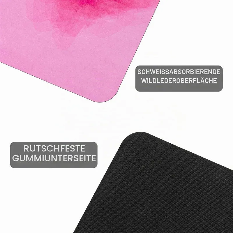 Reise Yogamatten, 1,5 mm Dicke Faltbare Rutschfeste Fitness & Übungs Matte für Yoga Pilates Gymnasti