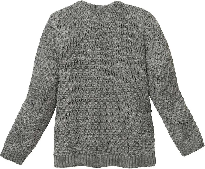 Disana Aran-Pullover Kinder - 100% Bio-Merino – atmungsaktiv & kuschelig warm - Unisex Gr. 86-140 -