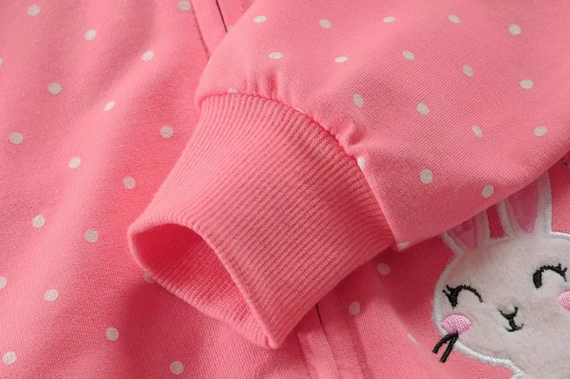 EULLA Kinder Mädchen Zip Up Hoodie Sweatjacke Kapuzenjacke Kapuzenpullover Langarm Baumwolle Einhorn