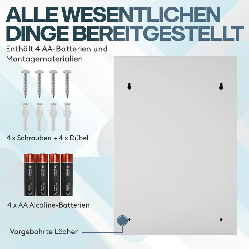 ACROPAQ Schlüsselschrank mit Zahlencode - Für bis zu 200 Schlüssel, Inkl. 200 Anhänger, Mit elektron