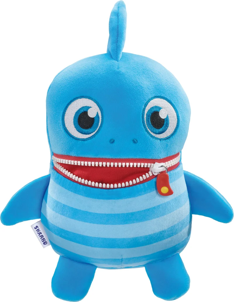 Schmidt Spiele 42662 Sorgenfresser, Sharko, 25 cm, Edition Boogie Woogies, Plüschfigur, Sharko