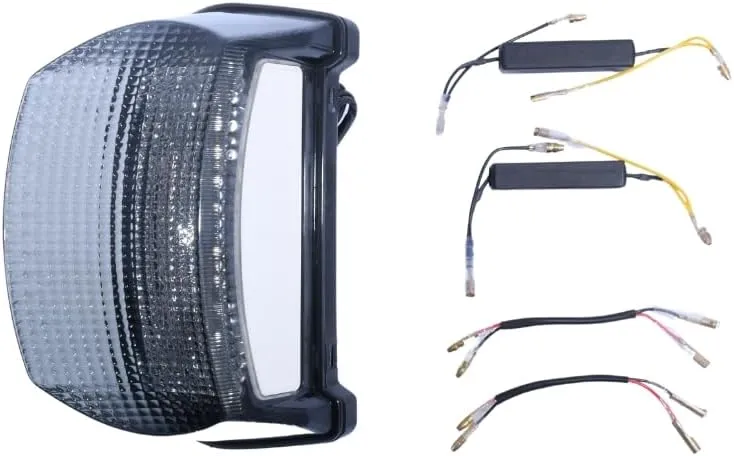 aVDB-moto LED Bremslicht/Rücklicht kompatibel mit KAWASAKI GPZ 1100 1995-1998 Plug & Play mit integr