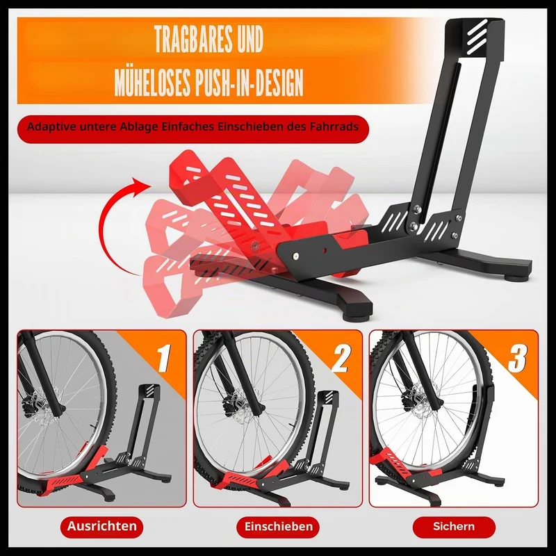 IMAYCC Professional Fahrradständer für 26-29 Zoll Mountainbike E-bike Rennrad MBT Boden für die Aufb