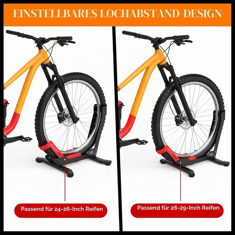 IMAYCC Professional Fahrradständer für 26-29 Zoll Mountainbike E-bike Rennrad MBT Boden für die Aufb