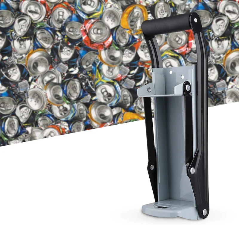 Ausla Bierdosenpresse, 16oz Dosenpresse mit Flaschenöffner, Wandmontage mit hoher Hebelwirkung Dank
