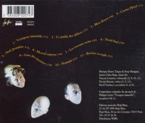 Voyageur Immobile, Audio-CD