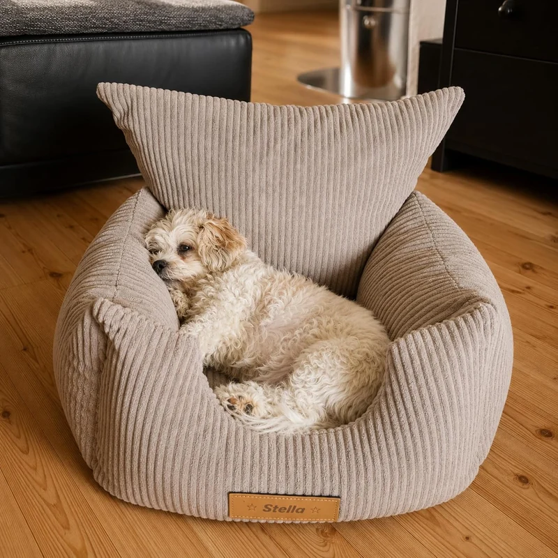 Personalisiert Hunde Autositz, Autositze Hund Rückbank mit Leine, Hundeautositz mit Hundenamen, Hund