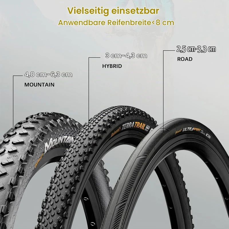 Fahrrad Wandhalterung, Wyxron Fahrradträger Vertikal Fahrradständer Schwenkbare 32kg Tragkraft mit F
