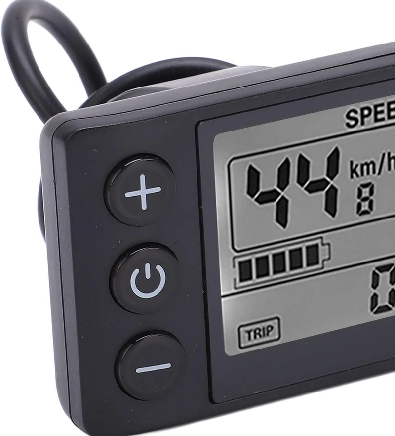 S866 LCD Display, Fahrradcomputer Wasserdichtem Elektrofahrrad S866 Display Meter 24V 36V 48V Bedien