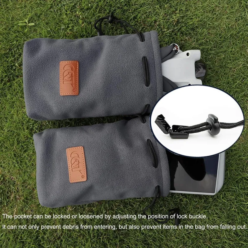 Gdraco Mini3 Tragetasche, Kompakter Case für DJI Mini 3 Pro, Flanell-Tasche Organizer, Drohnenzubehö