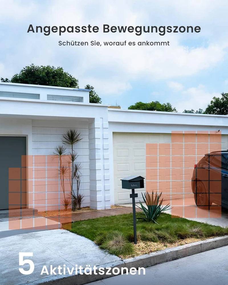 ieGeek 2K Überwachungskamera Aussen Akku: Kabellose WLAN Überwachungskamera aussen/innen mit farbige