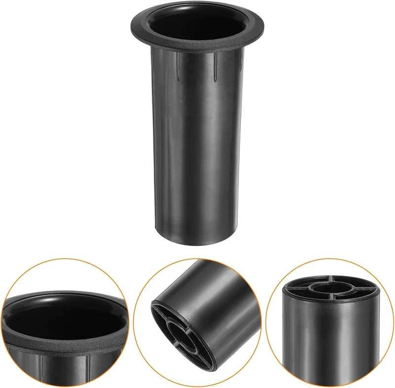 QUARKZMAN 6 Stück Lautsprechergehäuse Bassreflexrohr 50 x 68 mm Lautsprecher Portrohr für Bassreflex