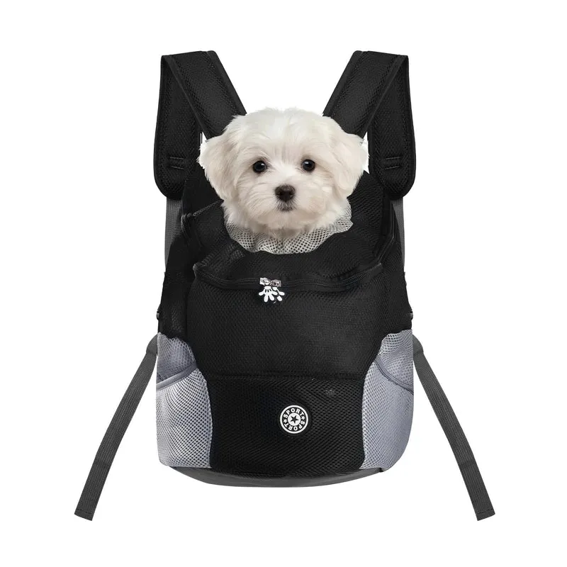 Pomodee Hunderucksack,Haustier Rucksack für kleine Hunde und Katzen bis 6.5 kg,Tragbar Atmungsaktiv