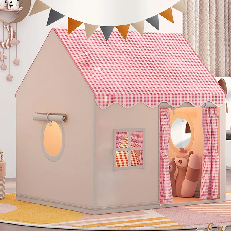 Spielzelt Kinder Indoor für Drinnen, Kinder Spielhaus Indoor Kinderzelt Kinderspielhaus, Zelt für ki