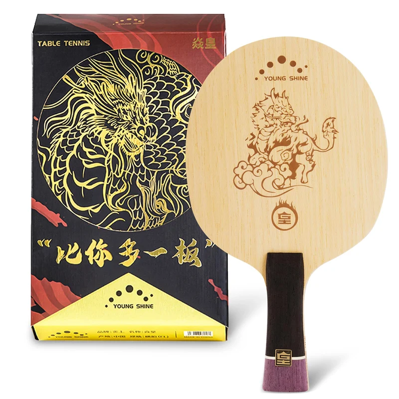 YAN-Huang Profi-Ping-Pong-Paddel, externer Arylat-Carbon-Tischtennisschläger, für fortgeschrittene u