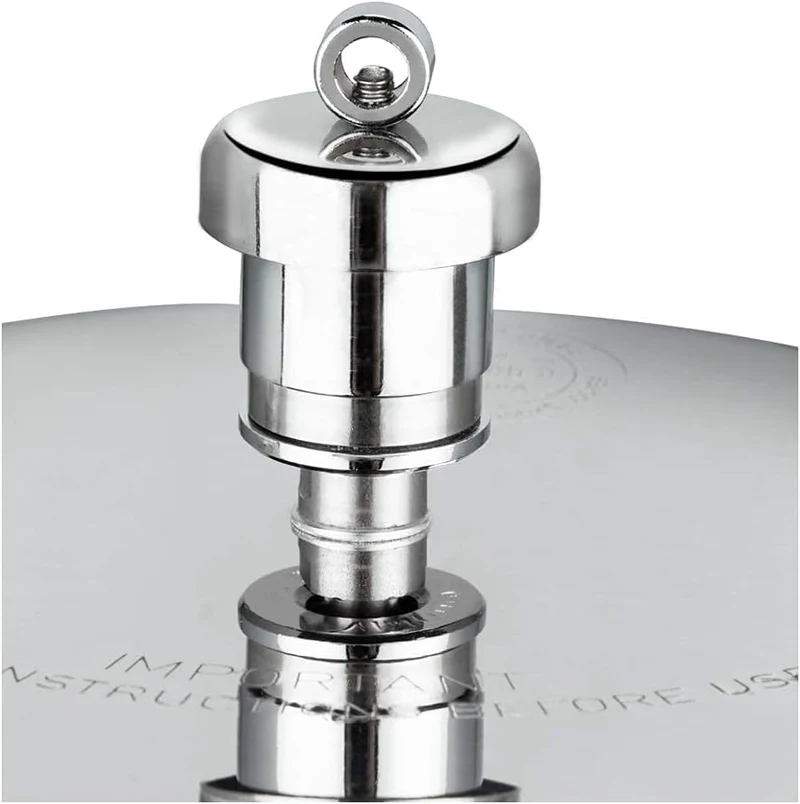 Vinod Pressure Cooker 7 ltr Edelstahl Schnellkochtopf mit Glasdeckel, induktionsgeeignet hochwertige
