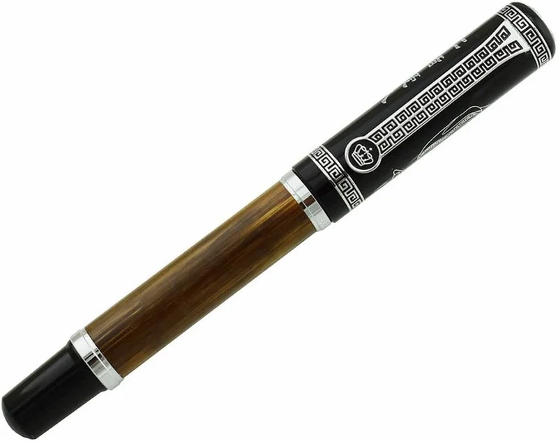 Lanxivi Duke Konfuzius 551 Bambus Füllfederhalter，Kalligraphie fude füllhalter gekrümmte Feder ‎551