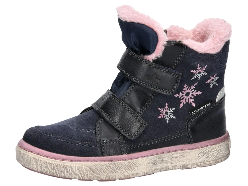 Lico Mädchen Sandrine VSchneestiefel 27 EU Marine Rosa, 27 EU Marine Rosa