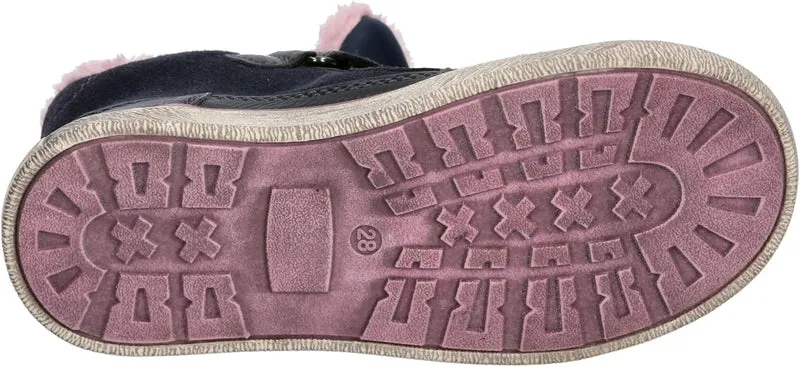 Lico Mädchen Sandrine VSchneestiefel 27 EU Marine Rosa, 27 EU Marine Rosa