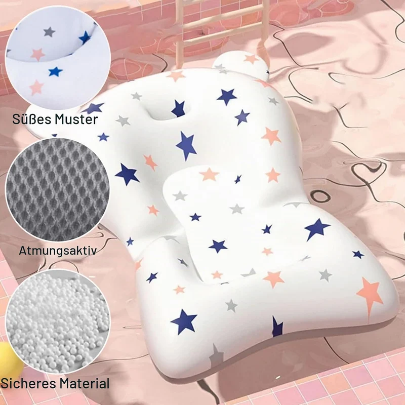 Babys Badekissen,Baby Badewanne Pad,Einsatz Babywanne Badewanneneinsatz,Neugeborenen Badewanne Pad,S