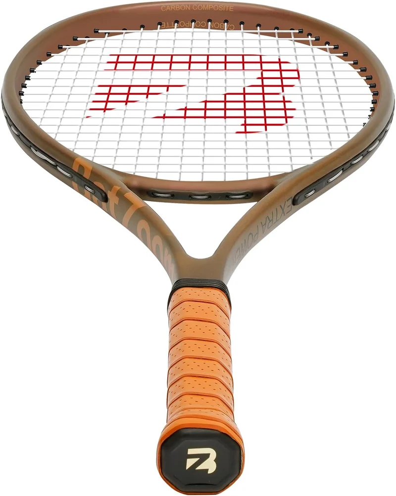 BatZoom Tennisschläger für Anfänger und Erwachsene, Leichter Graphitschläger mit komfortablem Griff,